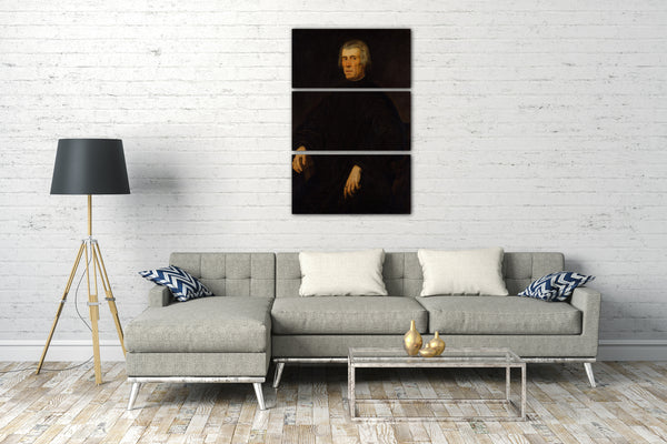 Top-Angebot Kunstdruck Jacopo Tintoretto - Portrait eines Mannes Leinwand auf Keilrahmen gespannt