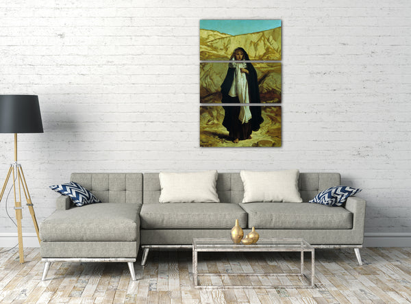 Top-Angebot Kunstdruck Elihu Vedder - Der verlorene Geist Leinwand auf Keilrahmen gespannt