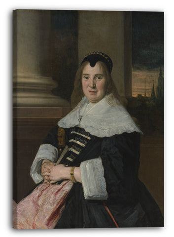 Top-Angebot Kunstdruck Frans Hals - Porträt einer Frau Leinwand auf Keilrahmen gespannt