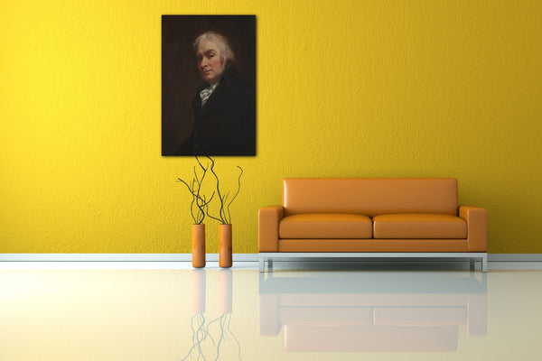 Top-Angebot Kunstdruck George Romney - Selbstporträt Leinwand auf Keilrahmen gespannt