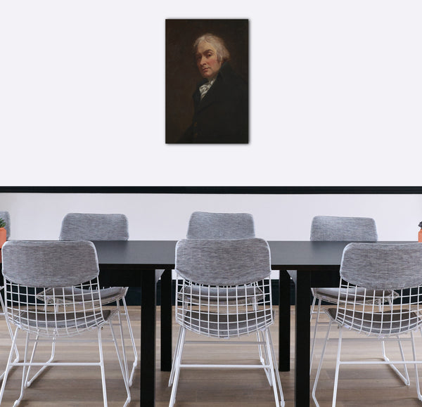 Top-Angebot Kunstdruck George Romney - Selbstporträt Leinwand auf Keilrahmen gespannt