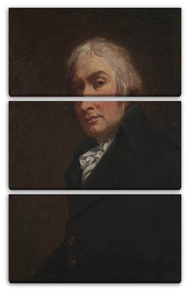 Leinwandbild George Romney - Selbstporträt
