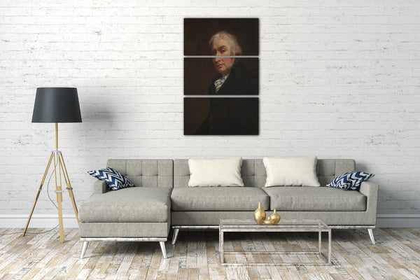 Top-Angebot Kunstdruck George Romney - Selbstporträt Leinwand auf Keilrahmen gespannt