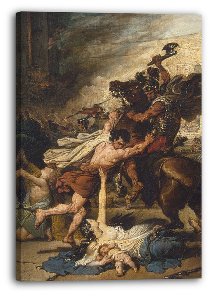 Leinwandbild François Joseph Heim - Die Einnahme Jerusalems von den Römern