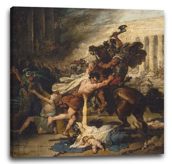 Leinwandbild François Joseph Heim - Die Einnahme Jerusalems von den Römern