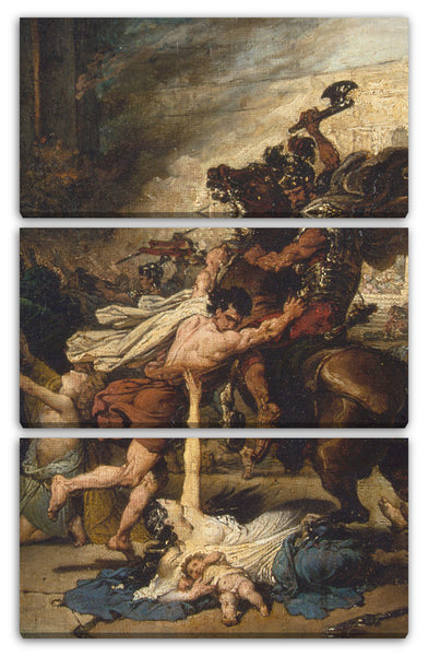 Leinwandbild François Joseph Heim - Die Einnahme Jerusalems von den Römern