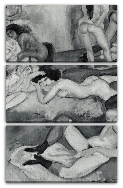 Leinwandbild Jules Pascin - Die törichten Jungfrauen