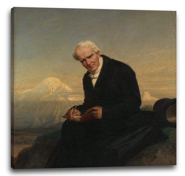 Leinwandbild Julius Schrader - Baron Alexander von Humboldt (1769-1859)