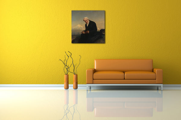 Leinwandbild Julius Schrader - Baron Alexander von Humboldt (1769-1859)