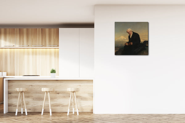 Leinwandbild Julius Schrader - Baron Alexander von Humboldt (1769-1859)