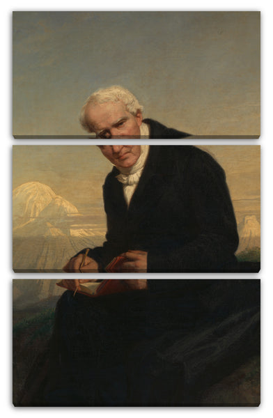 Leinwandbild Julius Schrader - Baron Alexander von Humboldt (1769-1859)