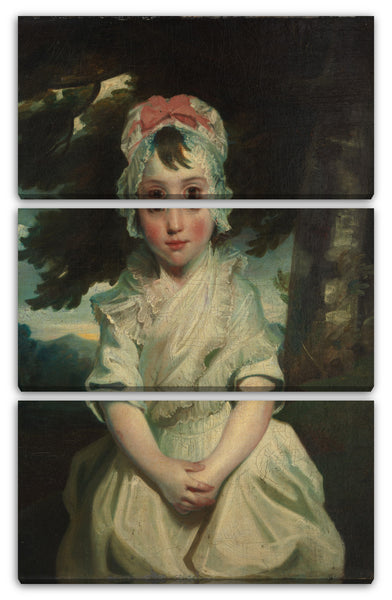 Leinwandbild Sir Joshua Reynolds - Georgiana Augusta Frederica Elliott (1782-1813), spätere Dame Charles Bentinck