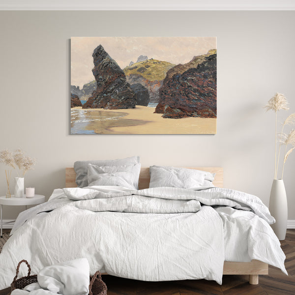 Top-Angebot Kunstdruck John Brett - Kynance Leinwand auf Keilrahmen gespannt