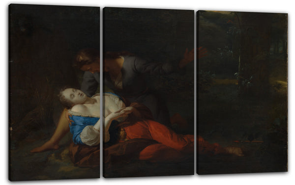 Leinwandbild Godfried Schalcken - Cephalus und Procris
