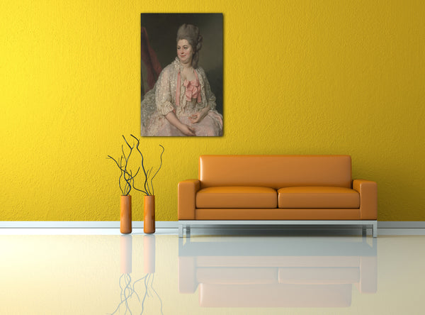Top-Angebot Kunstdruck Joseph Siffred Duplessis - Madame de Saint-Maurice Leinwand auf Keilrahmen gespannt