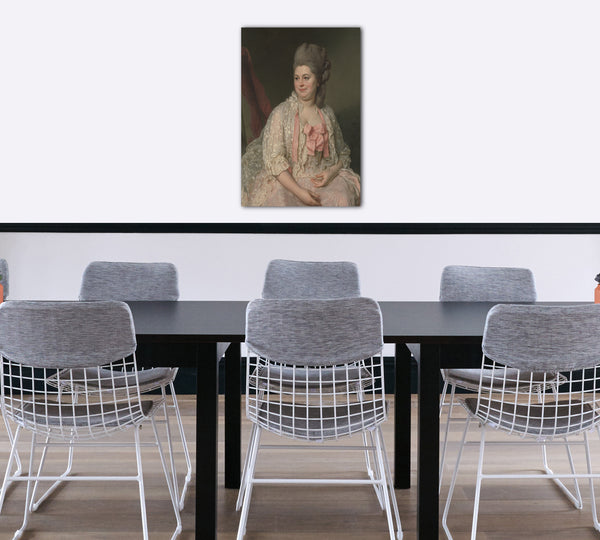 Top-Angebot Kunstdruck Joseph Siffred Duplessis - Madame de Saint-Maurice Leinwand auf Keilrahmen gespannt