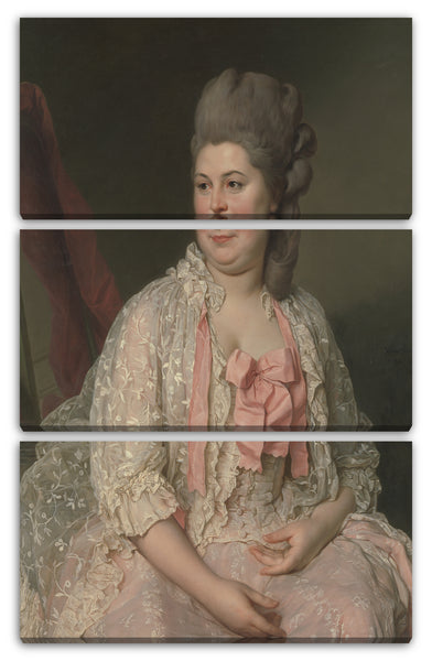 Leinwandbild Joseph Siffred Duplessis - Madame de Saint-Maurice