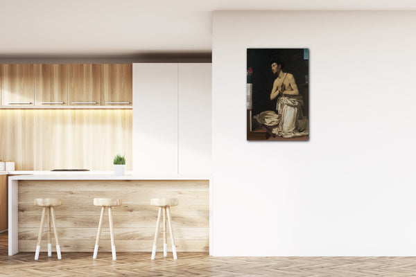 Top-Angebot Kunstdruck Filippo Tarchiani - St. Dominic in Buße Leinwand auf Keilrahmen gespannt