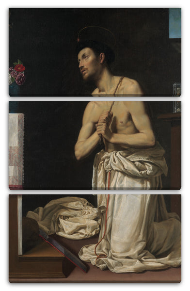 Leinwandbild Filippo Tarchiani - St. Dominic in Buße