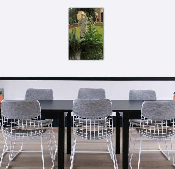 Top-Angebot Kunstdruck James Tissot - Frühlingsmorgen Leinwand auf Keilrahmen gespannt