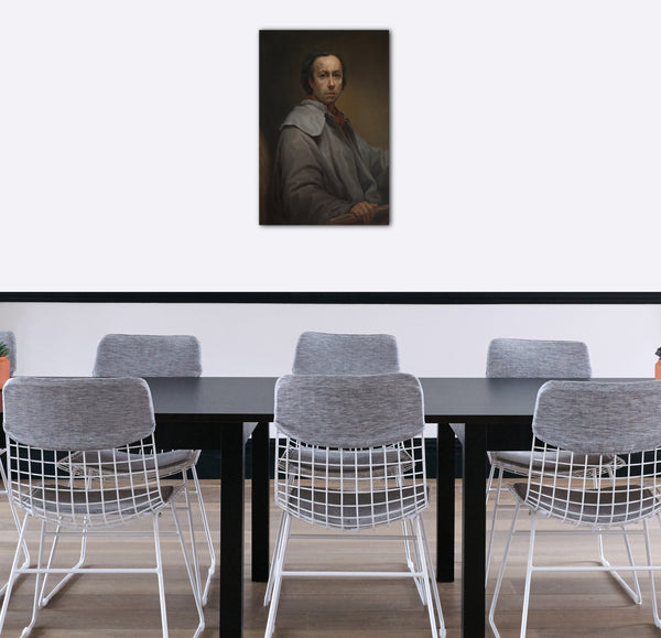 Top-Angebot Kunstdruck Anton Raphael Mengs - Selbstporträt Leinwand auf Keilrahmen gespannt