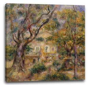 Leinwandbild Auguste Renoir - Der Bauernhof in Les Collettes, Cagnes