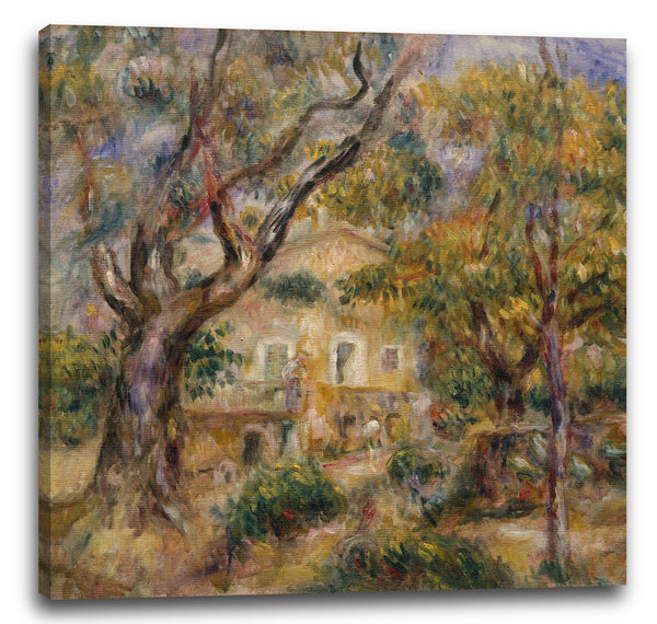 Leinwandbild Auguste Renoir - Der Bauernhof in Les Collettes, Cagnes
