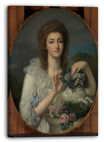 Top-Angebot Kunstdruck Jean-Baptiste Greuze - Prinzessin Varvara Nikolaevna Gagarina (1762-1802) Leinwand auf Keilrahmen gespannt