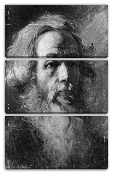 Leinwandbild Vasilii Grigorjewitsch Perow - Kopf eines Mannes