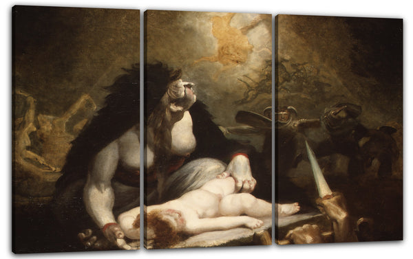 Leinwandbild Henry Fuseli - Der Nachtwächter, der Lappland-Hexen besucht