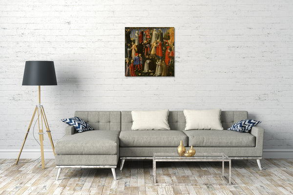 Leinwandbild Giovanni di Paolo - Paradies
