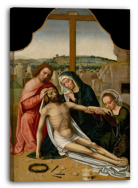Top-Angebot Kunstdruck Ambrosius Benson - Die Beweinung Leinwand auf Keilrahmen gespannt