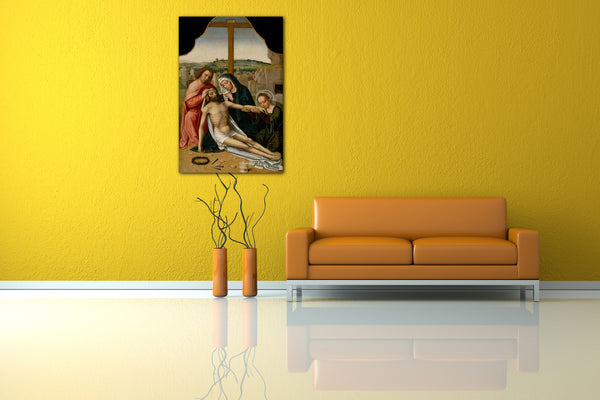 Top-Angebot Kunstdruck Ambrosius Benson - Die Beweinung Leinwand auf Keilrahmen gespannt