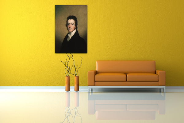 Top-Angebot Kunstdruck John Wesley Jarvis zugeschrieben - Augustus Washington Clason Leinwand auf Keilrahmen gespannt