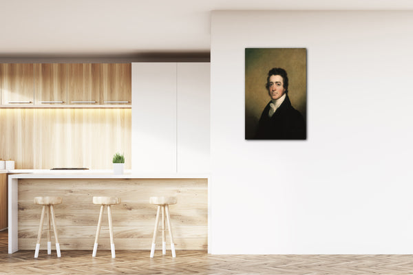 Top-Angebot Kunstdruck John Wesley Jarvis zugeschrieben - Augustus Washington Clason Leinwand auf Keilrahmen gespannt