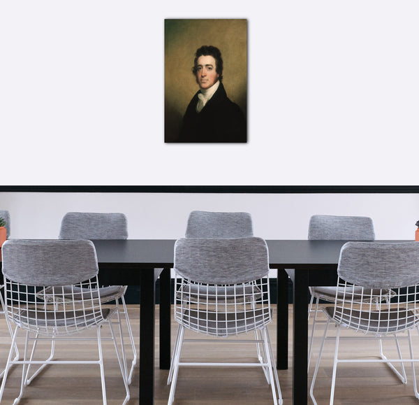 Top-Angebot Kunstdruck John Wesley Jarvis zugeschrieben - Augustus Washington Clason Leinwand auf Keilrahmen gespannt
