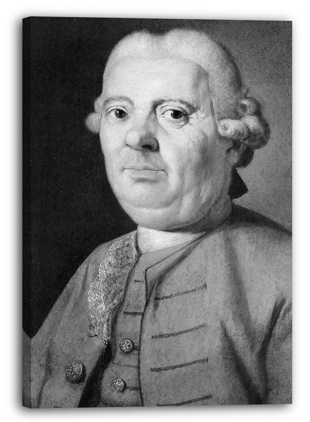 Leinwandbild Gaspare Traversi zugeschrieben - Portrait eines Mannes