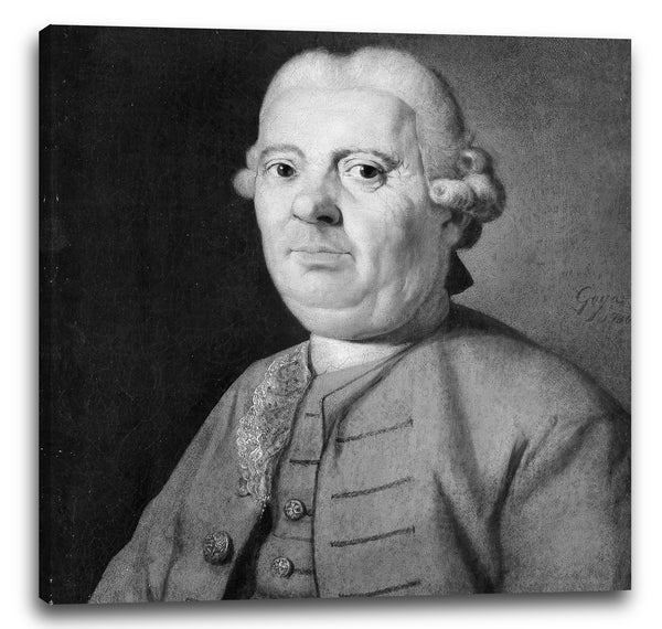Leinwandbild Gaspare Traversi zugeschrieben - Portrait eines Mannes