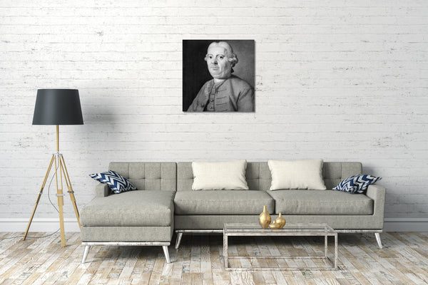 Leinwandbild Gaspare Traversi zugeschrieben - Portrait eines Mannes