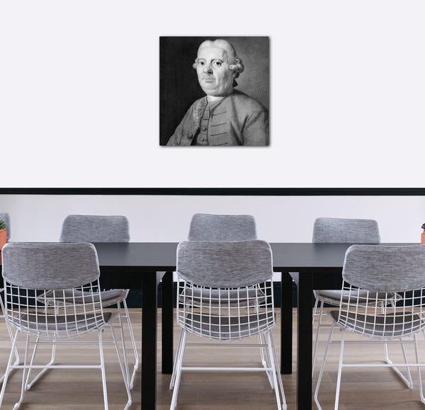Leinwandbild Gaspare Traversi zugeschrieben - Portrait eines Mannes