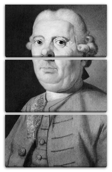 Leinwandbild Gaspare Traversi zugeschrieben - Portrait eines Mannes