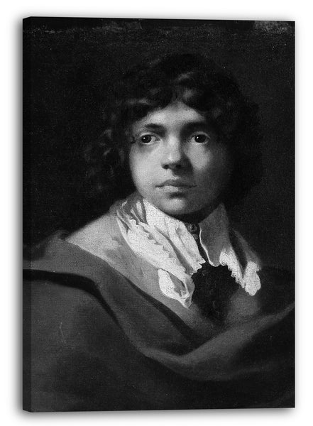Leinwandbild Sébastien Bourdon zugeschrieben - Portrait eines Jungen