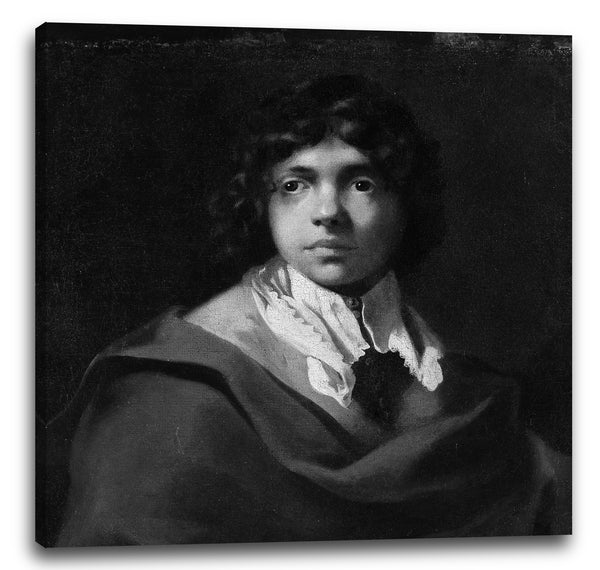Leinwandbild Sébastien Bourdon zugeschrieben - Portrait eines Jungen