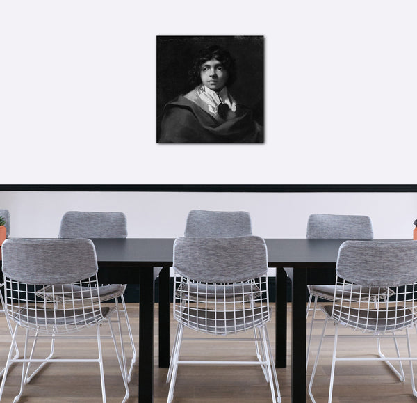 Leinwandbild Sébastien Bourdon zugeschrieben - Portrait eines Jungen