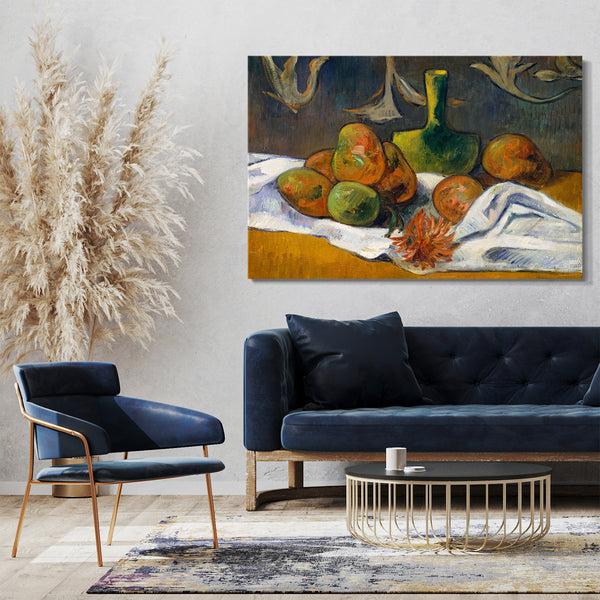 Top-Angebot Kunstdruck Stil von Paul Gauguin - Stillleben Leinwand auf Keilrahmen gespannt