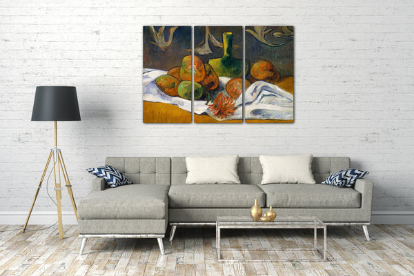 Top-Angebot Kunstdruck Stil von Paul Gauguin - Stillleben Leinwand auf Keilrahmen gespannt