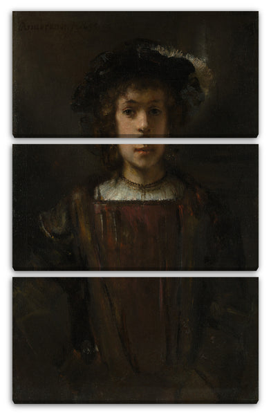 Leinwandbild Stil von Rembrandt - Rembrandts Sohn Titus (1641-1668)