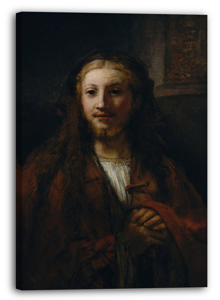 Leinwandbild Anhänger von Rembrandt - Christus mit einem Stab