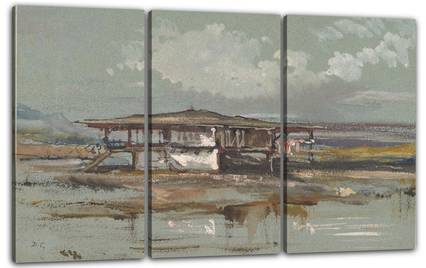 Leinwandbild Alexandre-Gabriel Decamps - Ein Haus in der Türkei