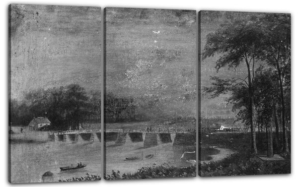 Leinwandbild A. P. Waite zugeschrieben - Harlem-Brücke, New York